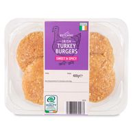 Irish Turkey Burgers Sweet & Spicy 400g Butcher's Selection